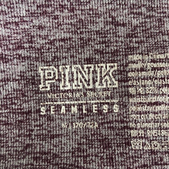 PINK Victoria's Secret Seamless Ankle High Rise Yoga Leggings Size Medium - Picture 8 of 8